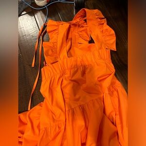Orange sundress